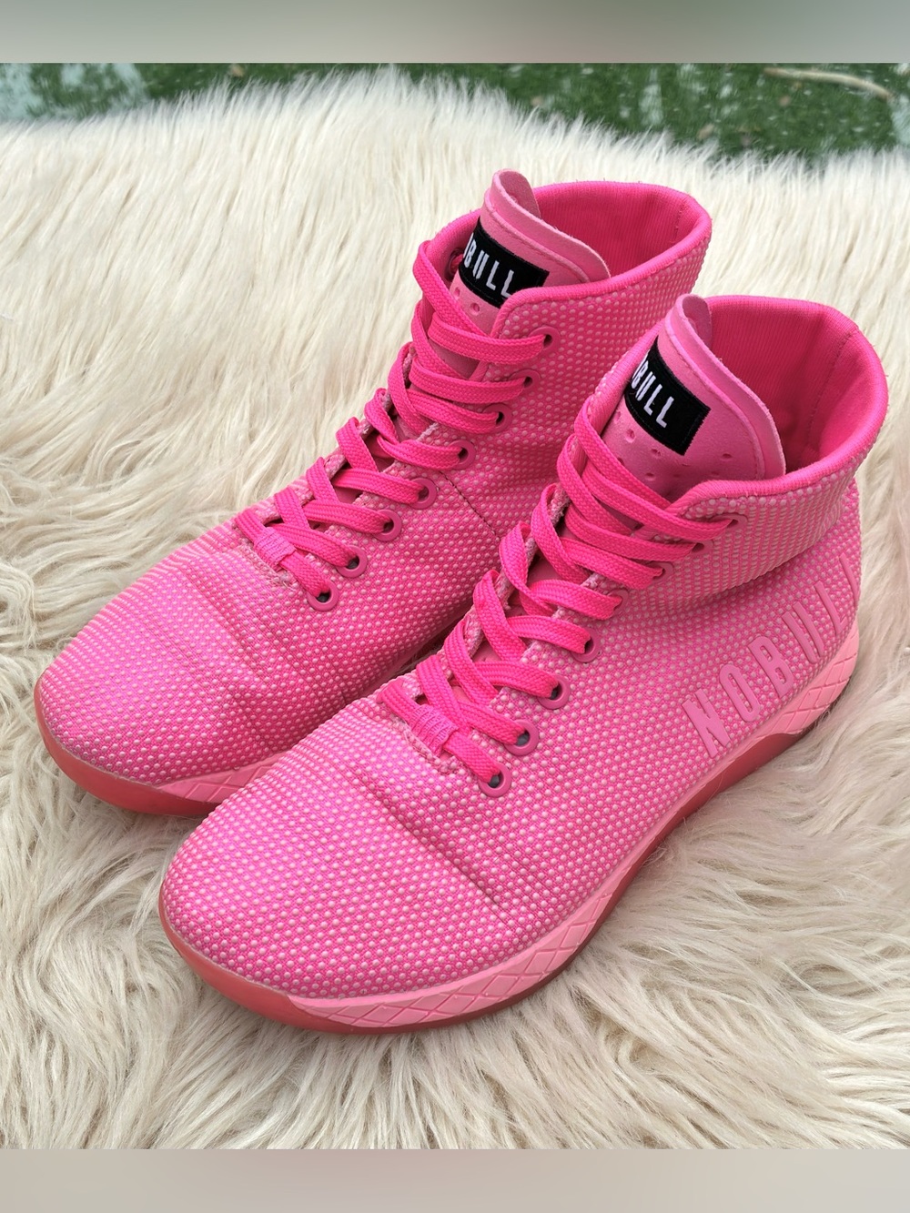 No Bull Pink High Top Sneakers Women’s Sz 6.5